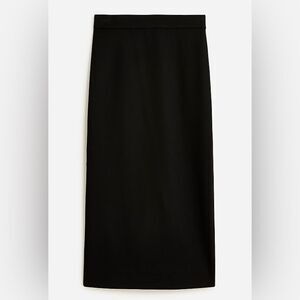 J. Crew Black Pencil Skirt